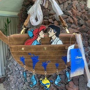 Danielle Nicole little mermaid Ariel Eric crossbody bag purse disney parks